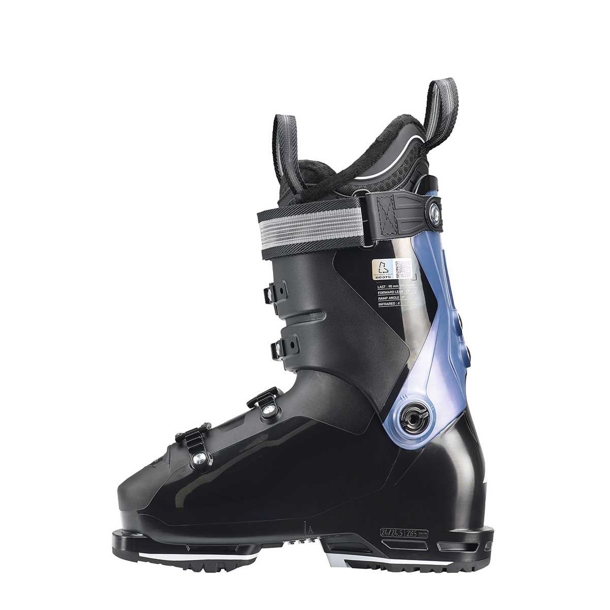Nordica Promachine 95 Boot Women's in Black and Light Blue and White